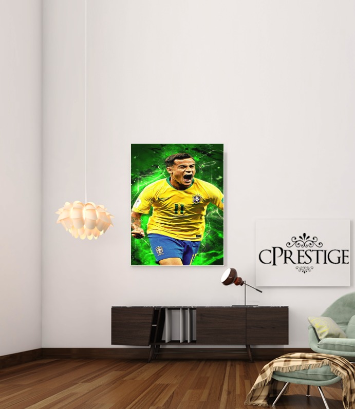  coutinho Football Player Pop Art para Poster adhesivas 30 * 40 cm