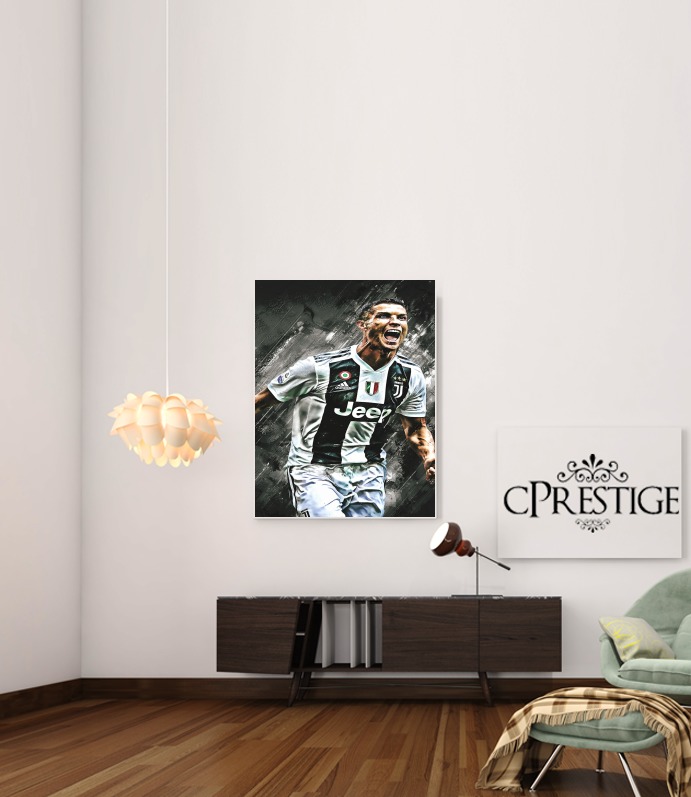  Cr7 Juventus Painting Art para Poster adhesivas 30 * 40 cm