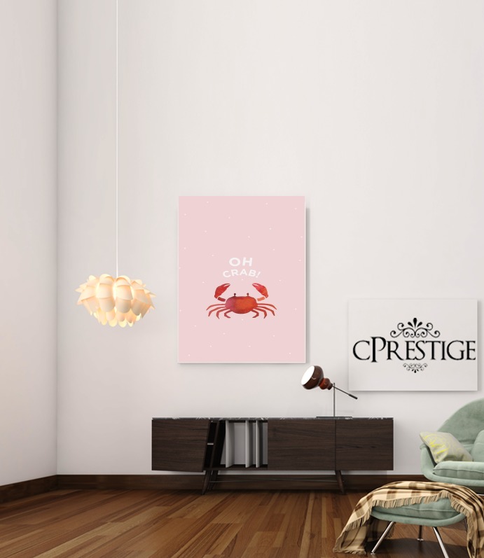  Crabe Pinky para Poster adhesivas 30 * 40 cm