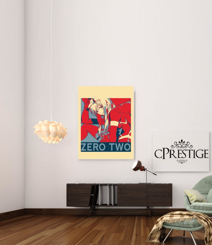  Darling Zero Two Propaganda para Poster adhesivas 30 * 40 cm