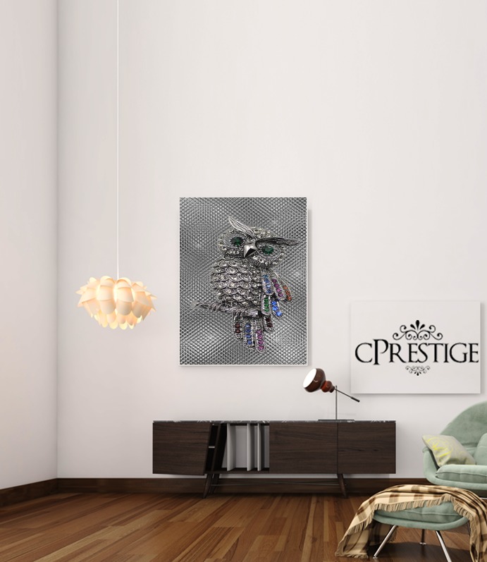  diamond owl para Poster adhesivas 30 * 40 cm