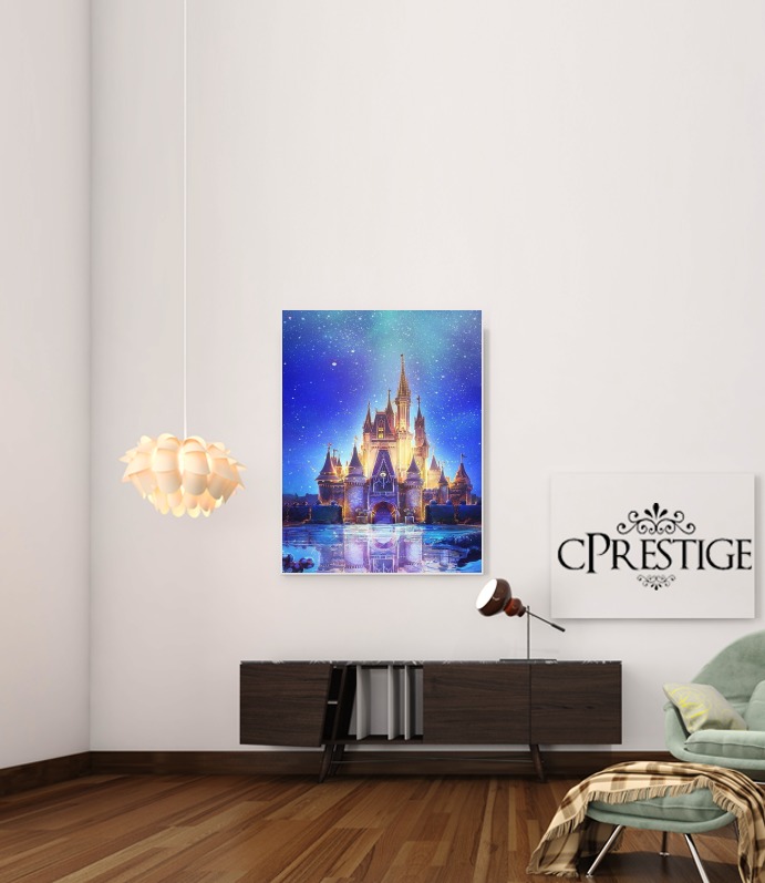  Disneyland Castle para Poster adhesivas 30 * 40 cm