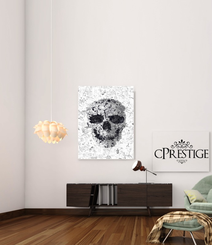  Doodle Skull para Poster adhesivas 30 * 40 cm
