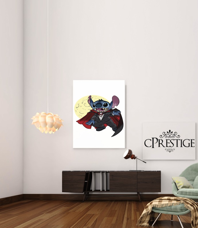 Dracula Stitch Parody Fan Art para Poster adhesivas 30 * 40 cm
