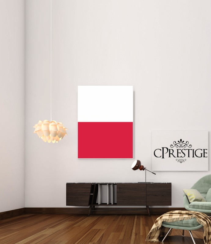  Bandera de Polonia para Poster adhesivas 30 * 40 cm