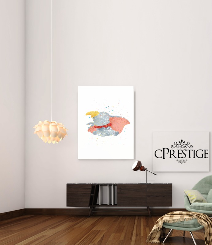  Dumbo Watercolor para Poster adhesivas 30 * 40 cm