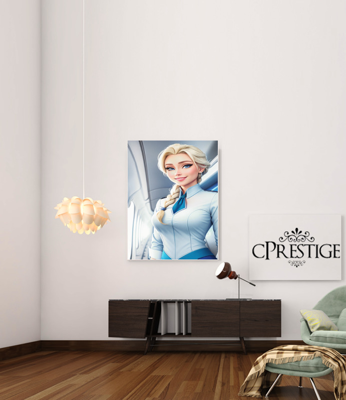  Elsa Flight para Poster adhesivas 30 * 40 cm