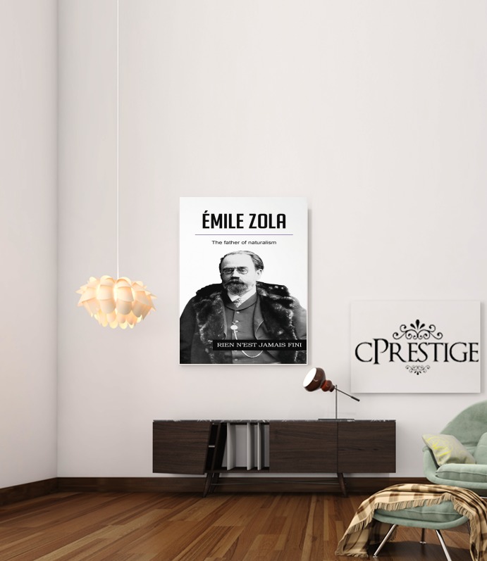  Emile Zola para Poster adhesivas 30 * 40 cm