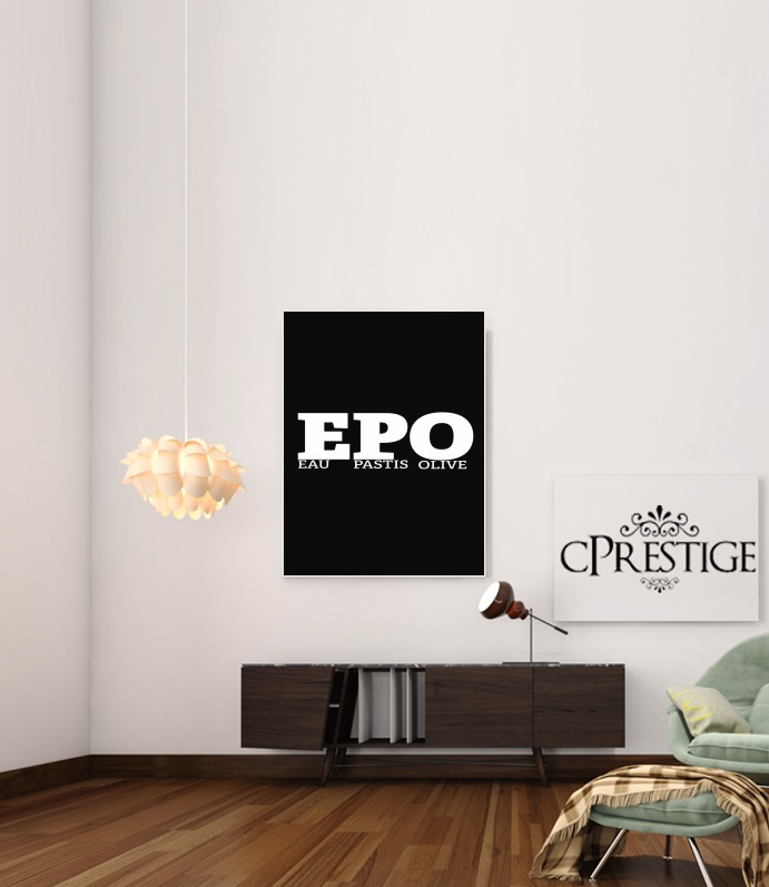  EPO Eau Pastis Olive para Poster adhesivas 30 * 40 cm