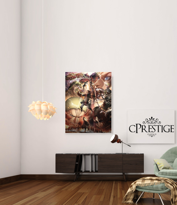  Eren Family Art Season 2 para Poster adhesivas 30 * 40 cm