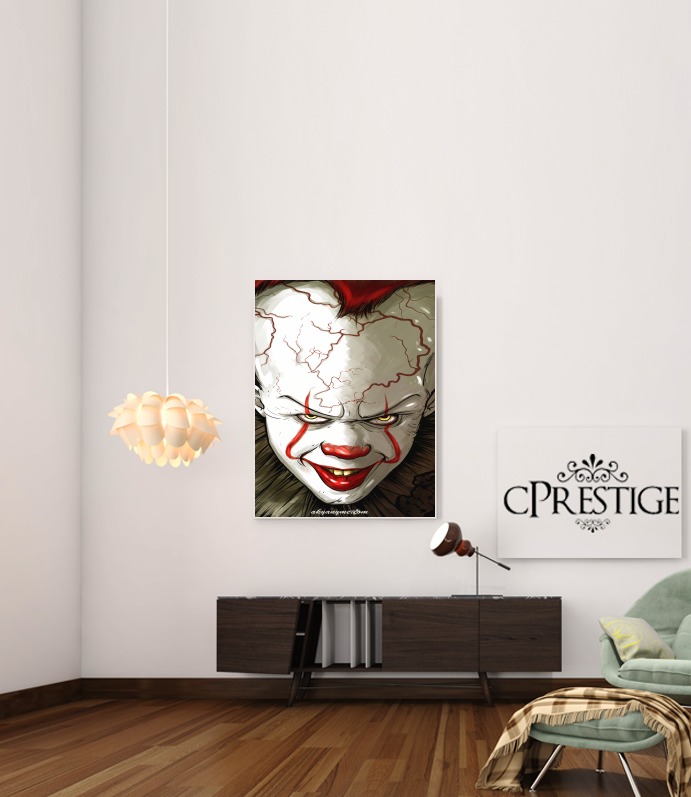  Evil Clown  para Poster adhesivas 30 * 40 cm