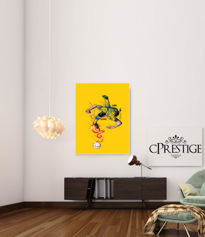 FantaSweden Zlatan Swirl para Poster adhesivas 30 * 40 cm