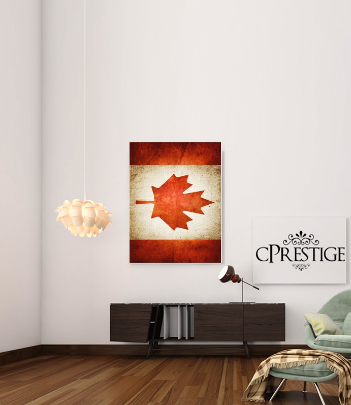  Canadian Flag Vintage para Poster adhesivas 30 * 40 cm