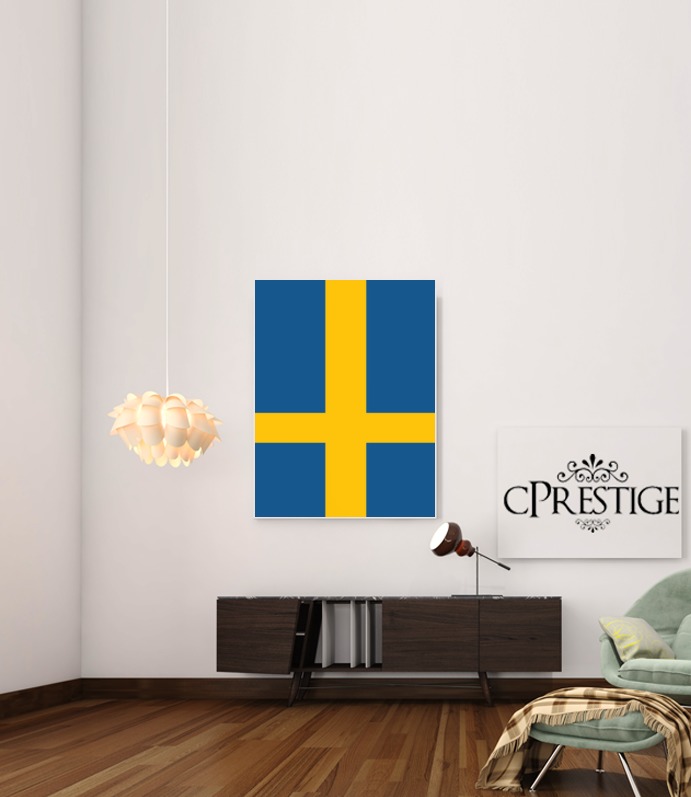  Bandera de Suecia para Poster adhesivas 30 * 40 cm