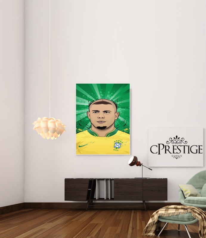  Football Legends: Ronaldo R9 Brasil  para Poster adhesivas 30 * 40 cm