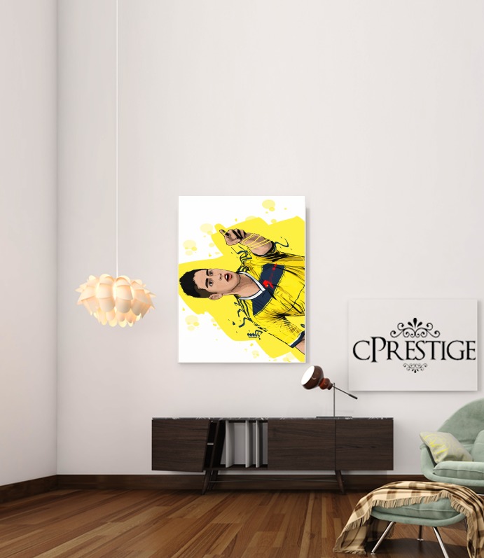  Football Stars: James Rodriguez - Colombia para Poster adhesivas 30 * 40 cm
