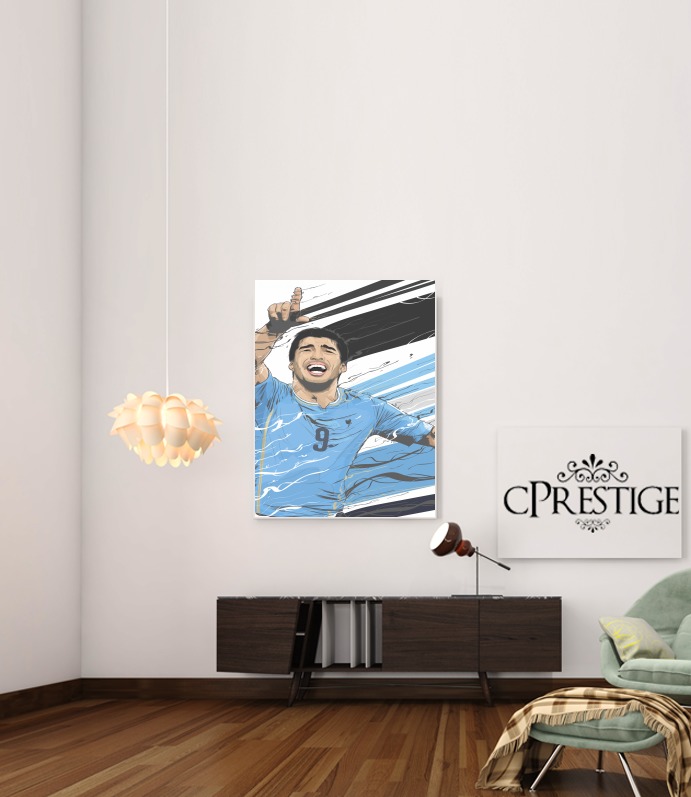  Football Stars: Luis Suarez - Uruguay para Poster adhesivas 30 * 40 cm