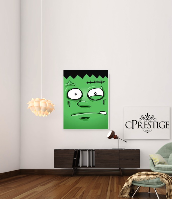  Frankenstein Face para Poster adhesivas 30 * 40 cm