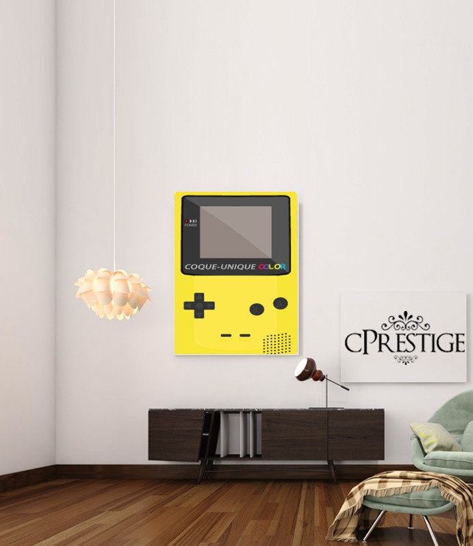  Gameboy Color Yellow para Poster adhesivas 30 * 40 cm