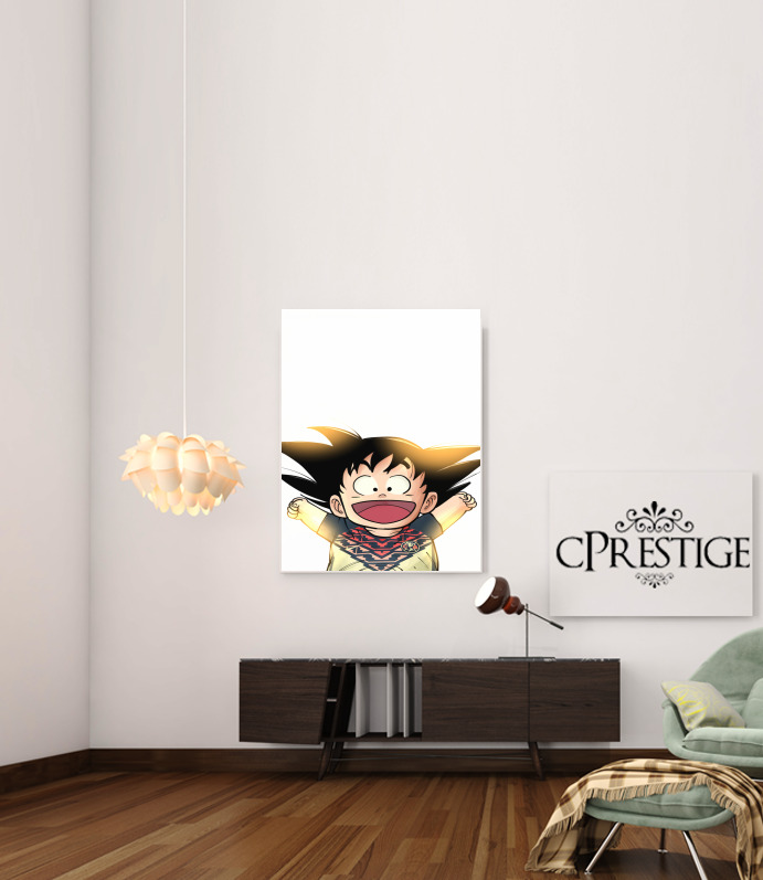  Goku Kid happy america para Poster adhesivas 30 * 40 cm