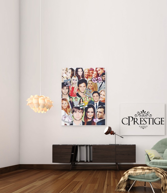  Gossip Girl Fan Collage para Poster adhesivas 30 * 40 cm