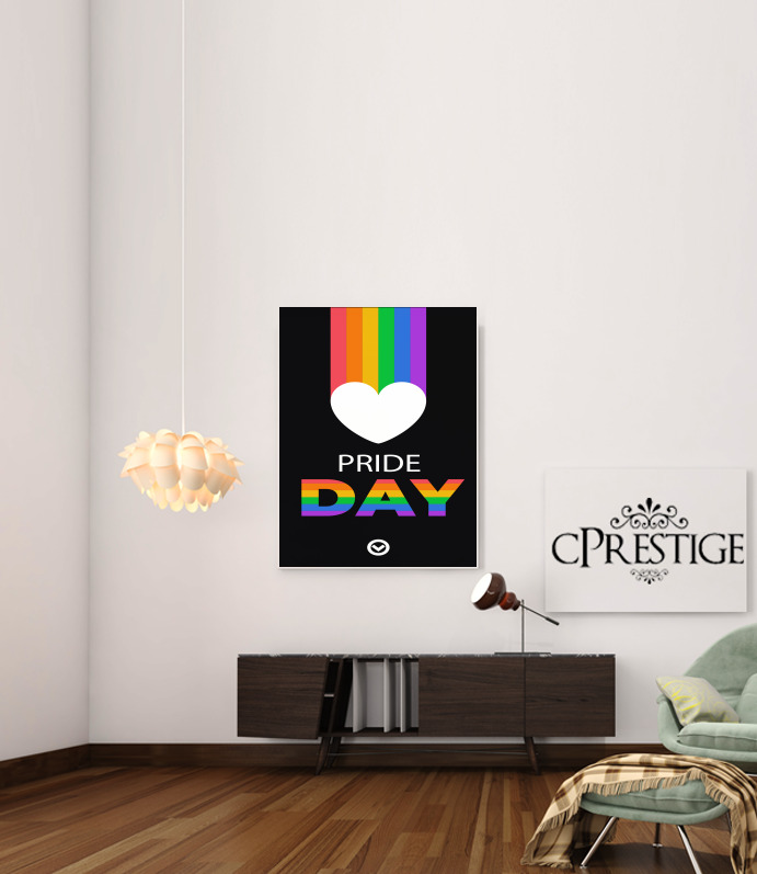  Happy pride day para Poster adhesivas 30 * 40 cm