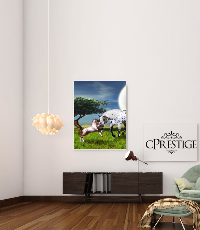  Horses Love Forever para Poster adhesivas 30 * 40 cm