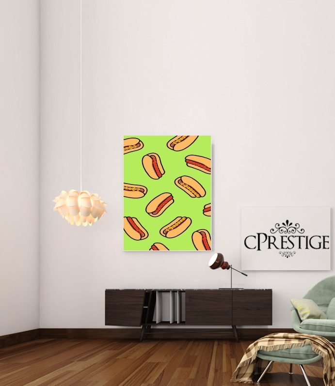  Hot Dog pattern para Poster adhesivas 30 * 40 cm
