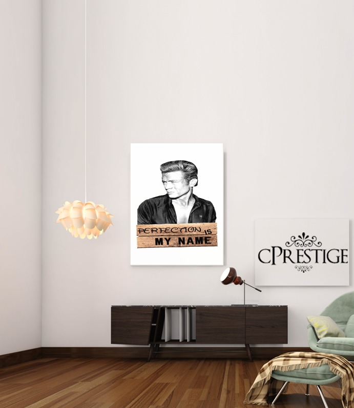  James Dean Perfection is my name para Poster adhesivas 30 * 40 cm