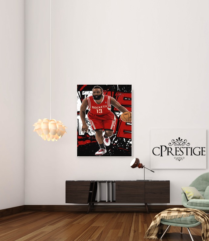  James Harden Basketball Legend para Poster adhesivas 30 * 40 cm