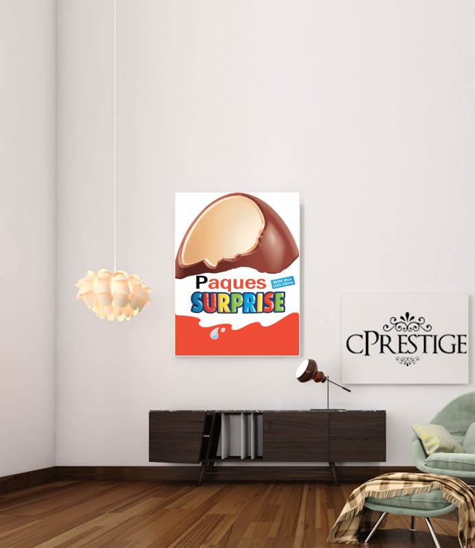  Joyeuses Paques Inspired by Kinder Surprise para Poster adhesivas 30 * 40 cm