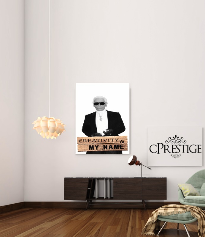  Karl Lagerfeld Creativity is my name para Poster adhesivas 30 * 40 cm