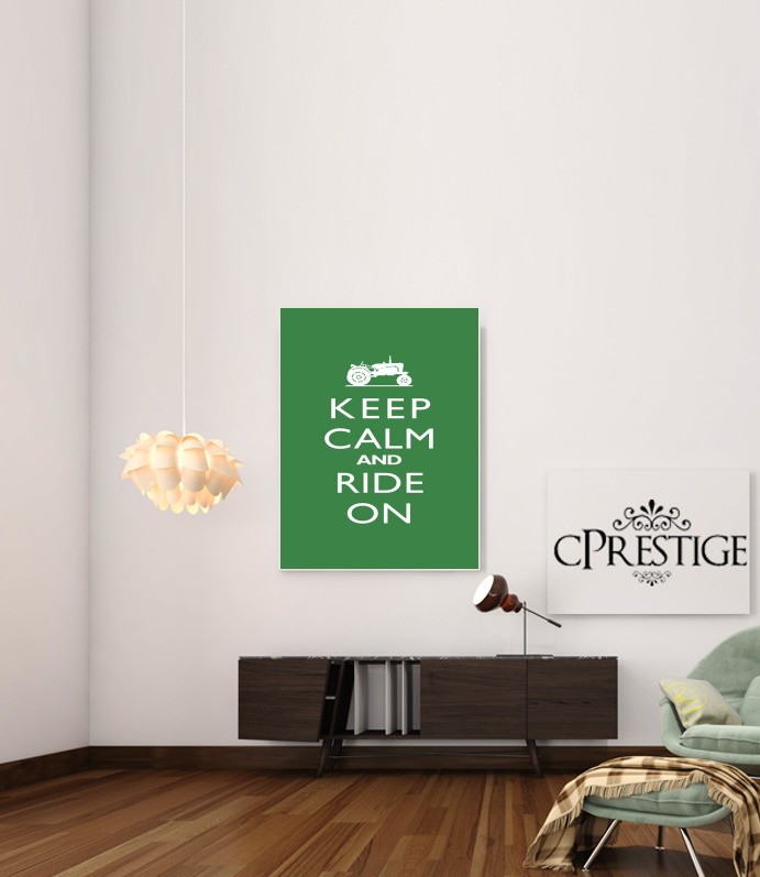  Keep Calm And ride on Tractor para Poster adhesivas 30 * 40 cm