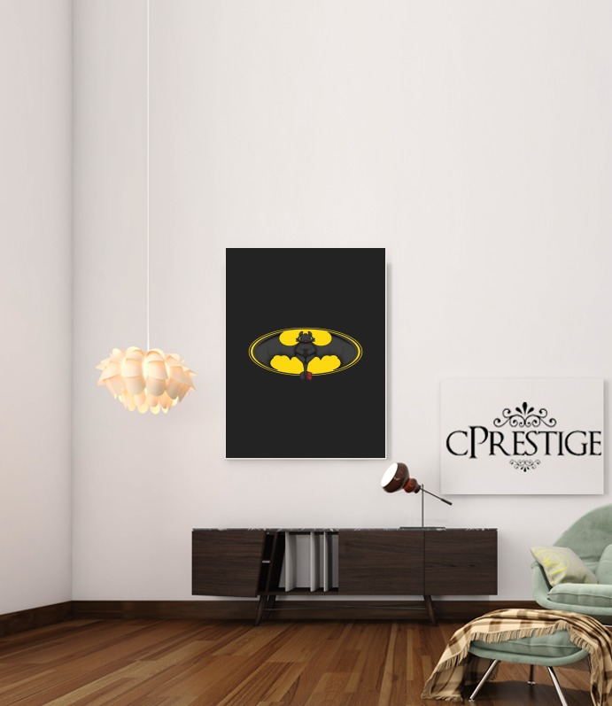  Krokmou x Batman para Poster adhesivas 30 * 40 cm