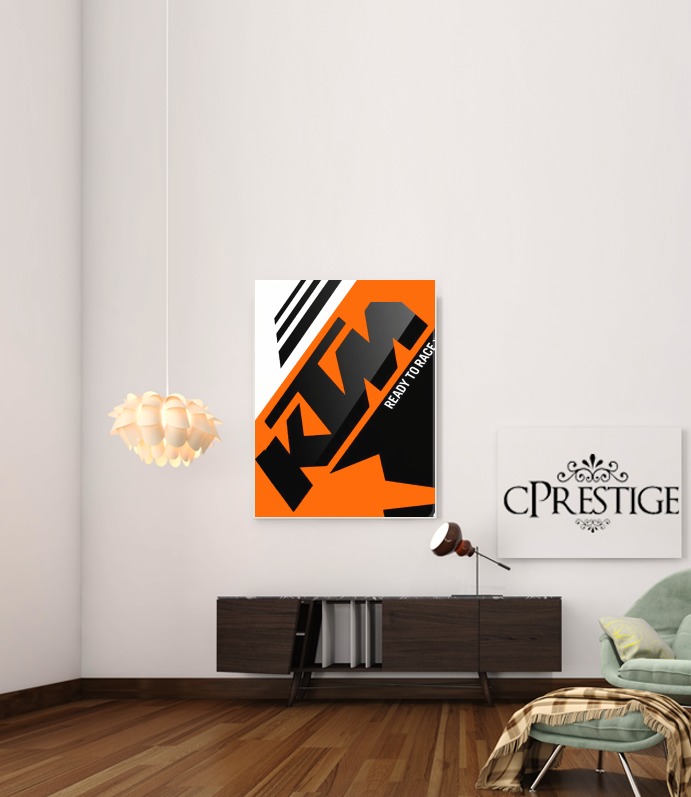  KTM Racing Orange And Black para Poster adhesivas 30 * 40 cm