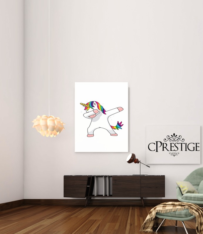  Bailar unicornio para Poster adhesivas 30 * 40 cm