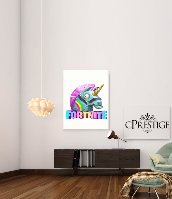   Videojuegos de Unicorn Fortnite para Poster adhesivas 30 * 40 cm