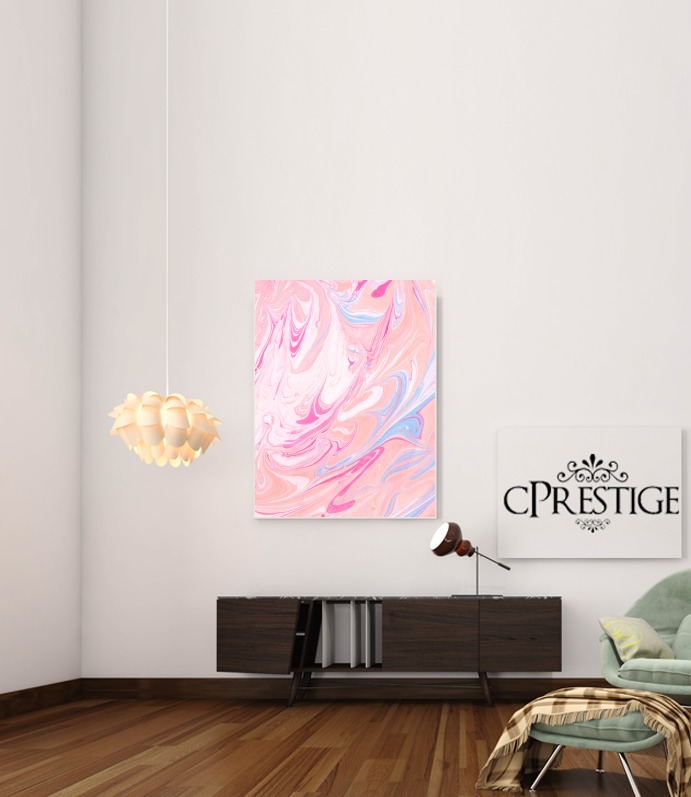  Minimal Marble Pink para Poster adhesivas 30 * 40 cm