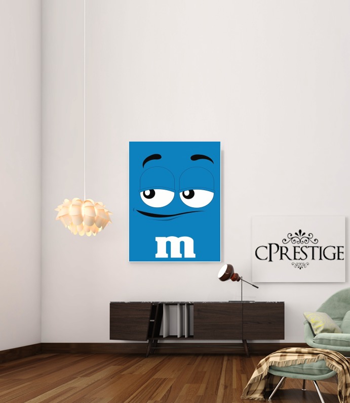  M&M's Blue para Poster adhesivas 30 * 40 cm