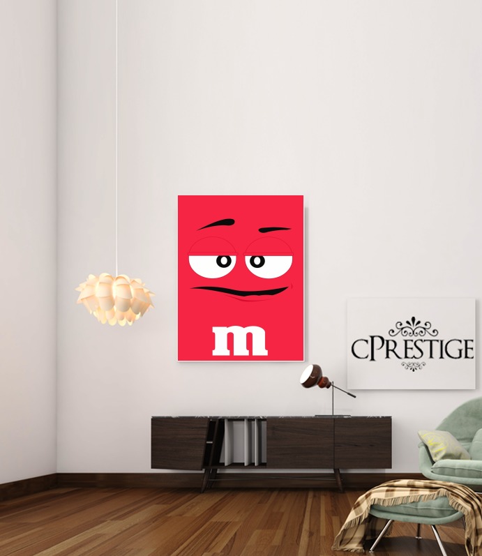  M&M's Red para Poster adhesivas 30 * 40 cm