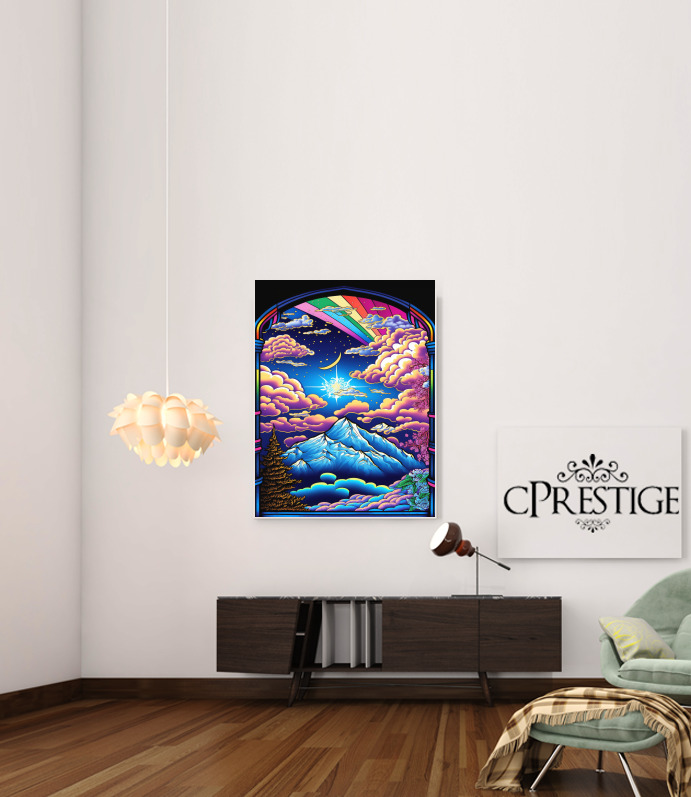  MOUNTAIN Crystal para Poster adhesivas 30 * 40 cm