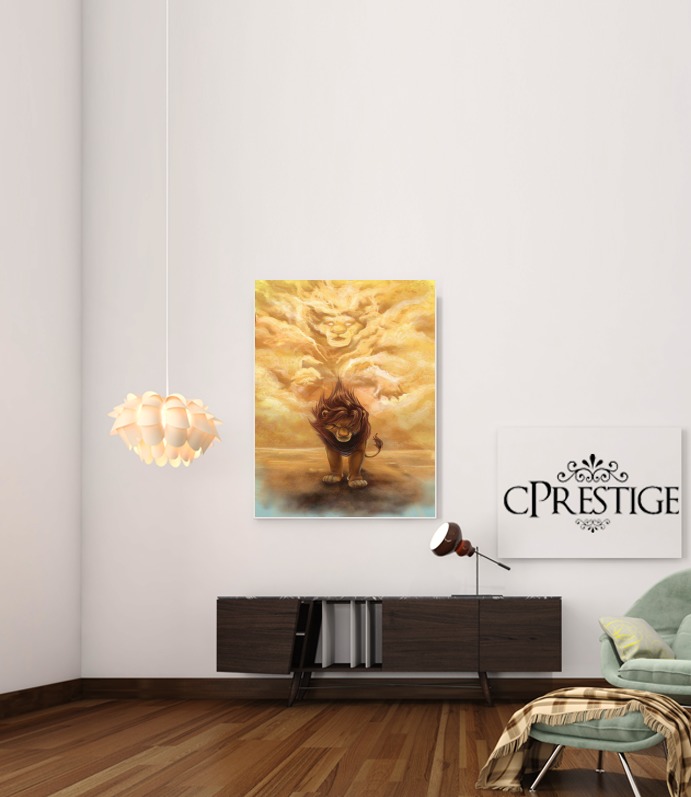  Mufasa Ghost Lion King para Poster adhesivas 30 * 40 cm