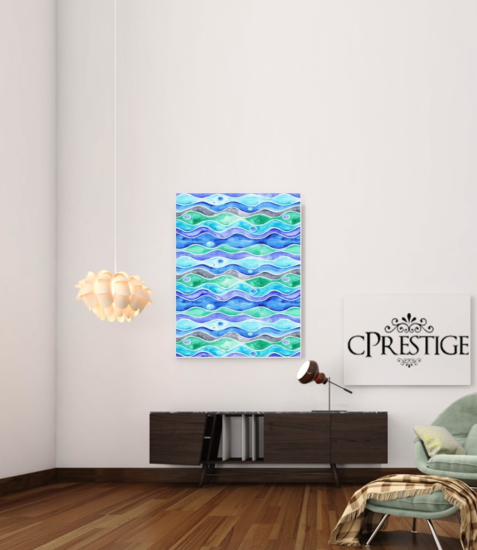  Ocean Pattern para Poster adhesivas 30 * 40 cm