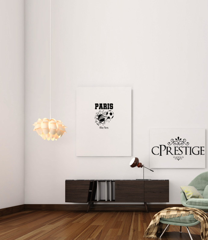  Paris Futbol Home 2018 para Poster adhesivas 30 * 40 cm