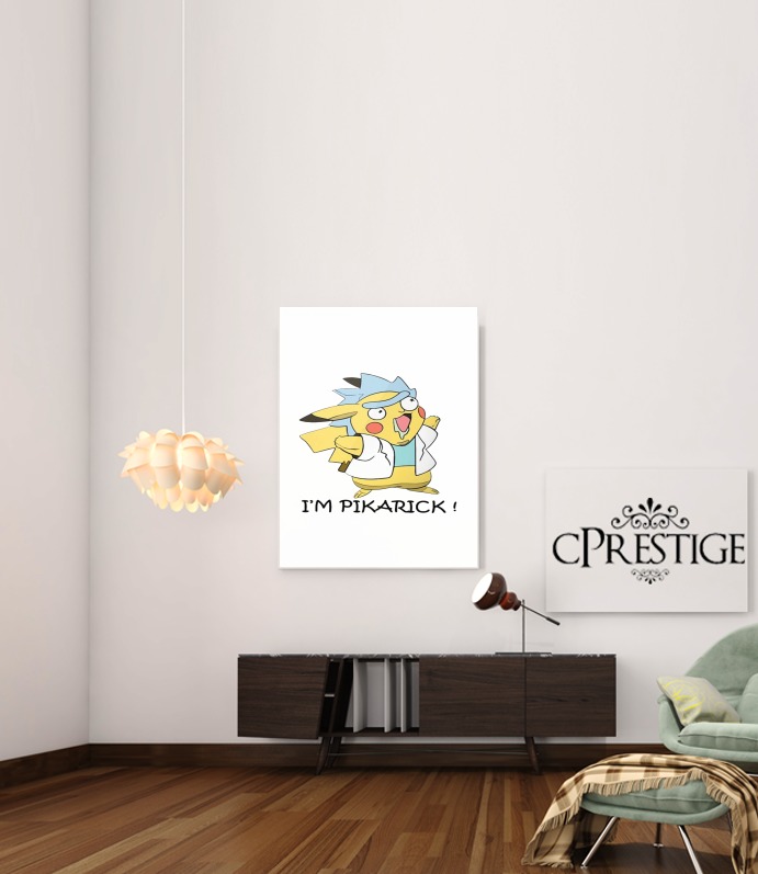  Pikarick - Rick Sanchez And Pikachu  para Poster adhesivas 30 * 40 cm