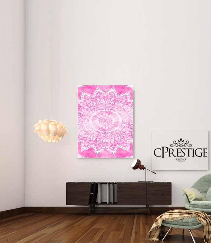  Pink Bohemian Boho Mandala para Poster adhesivas 30 * 40 cm