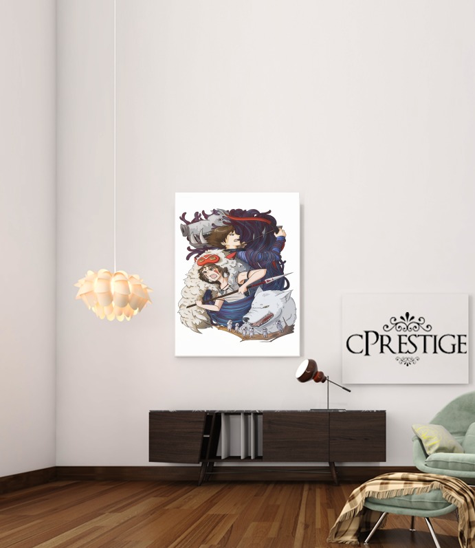  Princess Mononoke Inspired para Poster adhesivas 30 * 40 cm