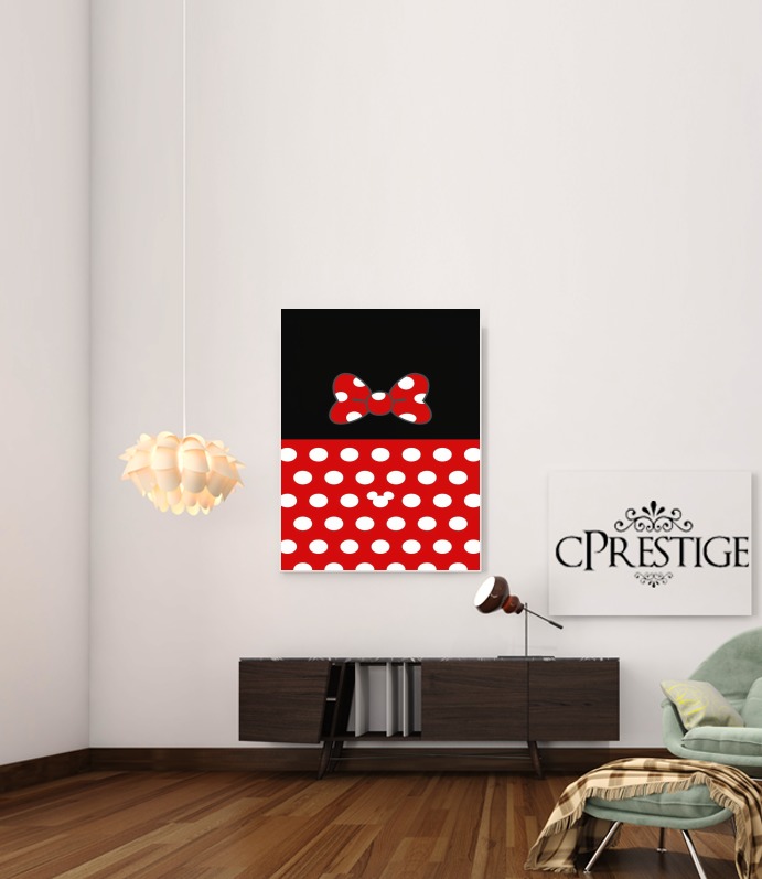  Red And Black Point Mouse para Poster adhesivas 30 * 40 cm