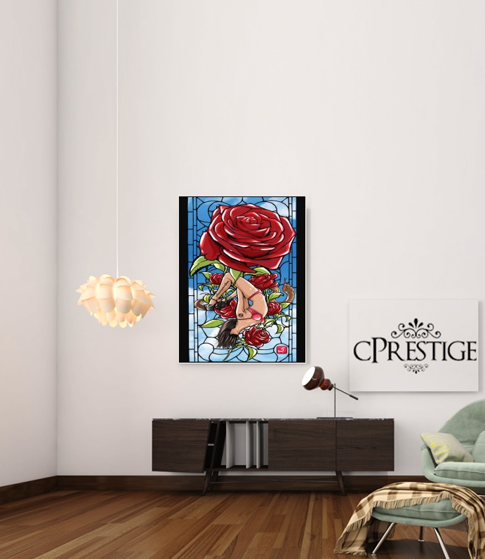  Red Roses para Poster adhesivas 30 * 40 cm