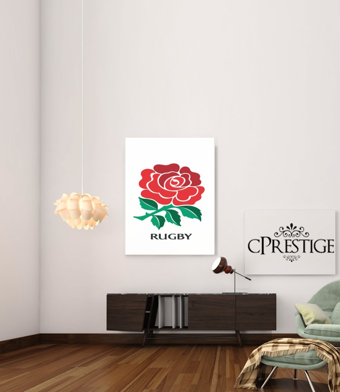  Rose Flower Rugby England para Poster adhesivas 30 * 40 cm